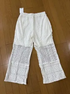 ペアマノン かぎ編みレースパンツ 150