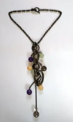 アリゲルティー　ヴィンテージ　天然石ネックレス　aris geldis　ギリシャ