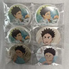 ハイキュー 岩泉一 缶バッジ 6個セット