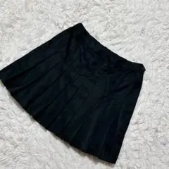【c7530】BROWNY ミニスカート ブラック　プリーツのサムネイル