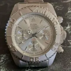 メンズELGIN Chronograph 200m ダイバー 稼働品のサムネイル