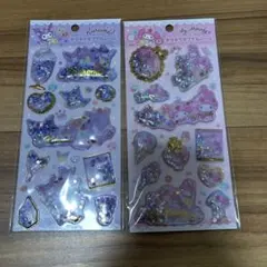 キラキラカプセルシール　マイメロ　クロミ