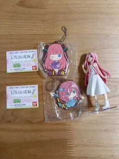 【五等分の花嫁∬】中野三玖 フィギュア＆ラバスト 中野二乃 3点まとめ売り