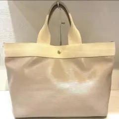 TOPKAPI リプル　ネオレザー　トートバッグ　A4 ペールベージュ