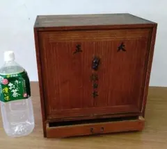 古家具　大正ロマン　謡曲本　レトロ　木製箱　アンティーク　小物入　収納箱