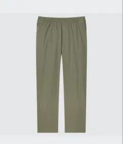 UNIQLOユニクロ イージーリラックスアンクルパンツ（ユニセックス)オリーブ