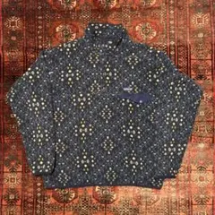 Patagonia パタゴニア シンチラ スナップT XL 総柄 フリース
