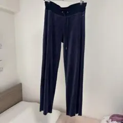 Calvin Klein ベロア ジョガーパンツ ネイビー