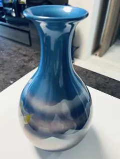 青色グラデーション花瓶