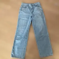 GU ハイライズストレートジーンズ【221-347755】