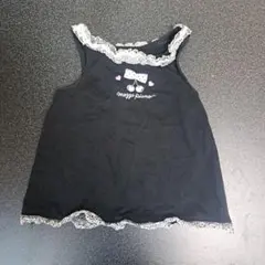 mezzo piano 黒 レース ノースリーブ 90cm