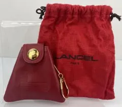 LANCEL ランセル　キーホルダー　レッド　レザーのサムネイル