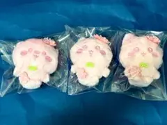 【新品3体】ちいかわ さくら色 ぬいぱれっと くりまんじゅう ちいかわ ハチワレ
