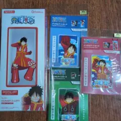 ONE PIECE ワンピース　モンキー・D・ルフィ デジタルアート　セット