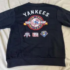 MLB ヤンキース 裏起毛 トレーナー 160cm 新品 未使用 黒 ブラック