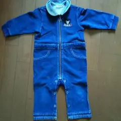 ✽DOUBLE.B✽８０デニムつなぎ