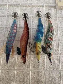 エギ 4本セット 餌木 イカ釣り 3.5号 - メルカリ