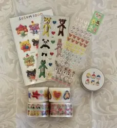 sosomroom シール ロールシール 新品 中古 8点 まとめ売り