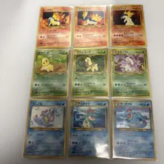 や*よ様 ポケモンカード 旧裏 バクフーン メガニウム オーダイル 進化