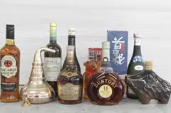 ▲未開栓 古酒9本セット サントリー バカルディ 獺祭 ウイスキー ブランデーのサムネイル