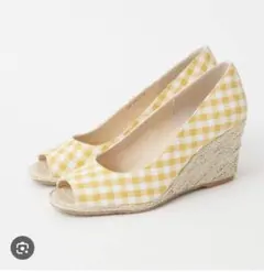 【美品】ダイアナ　カラーウェッジソールサンダル