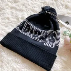 【セール】新品《adidasゴルフ》ポンポン付きニット帽　アディダス