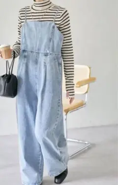 Discoatデニムサロペット