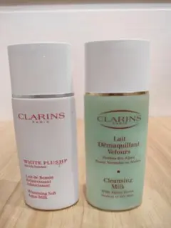 クラランス　CLARINS　2点セット　クレンジングミルク　ホワイトアクア化粧水
