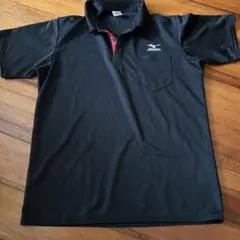 Mizuno ブラック ポロシャツ XL