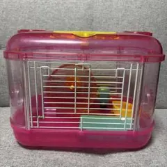 ハムスター用ケージ ピンク中古のサムネイル