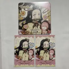 鬼滅の刃 バレンタイン ホワイトデー チョコ風カード コースター 竈門禰豆子