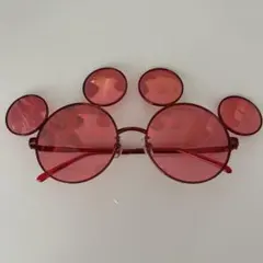 ディズニー　サングラス　ピンク　ドット