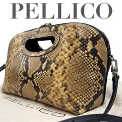 PELLICO ANELLI パイソン柄　2way ショルダーバッグ　クラッチのサムネイル