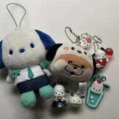 ポチャッコ　ぬいぐるみとマスコットセット　まとめ売り