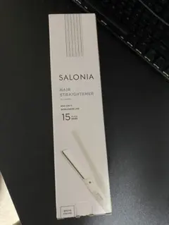 SALONIA ヘアストレートナー 15mm ホワイト