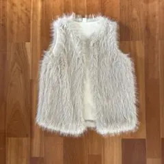 フェイク　ファー　ベスト