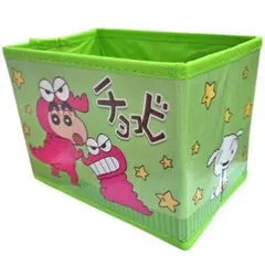 クレヨンしんちゃん 卓上ミニ収納ボックス チョコビ グリーン 新品　卓上整理に