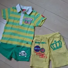 値下げ★BABYDOLL 3点セット 90  80