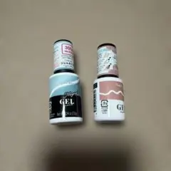 DAISO マグネットジェルネイル　ジェルネイル　2本セット
