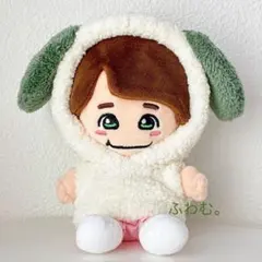 はぴぬい　わんちゃんパーカー　なにわ男子　大橋和也　ちびぬい