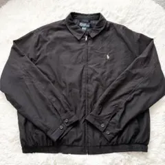 90s ポロバイラルフローレン　スイングトップ　ブラック　フェード　雰囲気◎ 90s Polo by Ralph Lauren ポロバイラルフローレン スイング