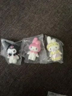 Netflix マイメロディ＆クロミ フロッキーフィギュア 3個セット