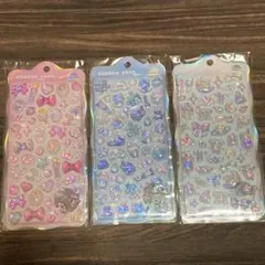 ボンボンドロップシール オーロラ ちゅるキラ わんわん ほうせき そらねこ