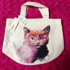 新品未使用 猫 トートバッグ
