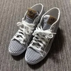 adidas アディダス スニーカー ハイカット 靴 24.5cm
