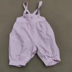 baby Diorピンク コーデュロイロンパース 肩ひも付きのサムネイル