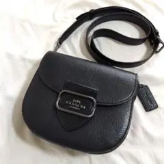 ぱちてさん専用　COACH コーチ ハットン サドルバッグ 610 B4BK COACH コーチ ハットン サドルバッグ 610 B4BK - メルカリ
