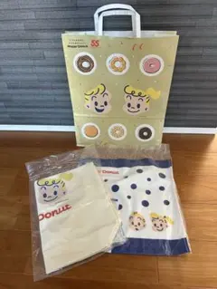 ミスド福袋2026 原田治 トートバッグ ハンドタオルセット♪未使用品