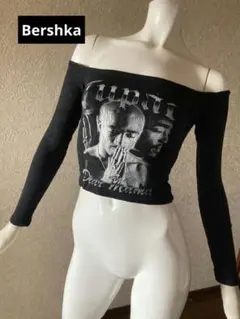 ✰Bershka 2Pac Dear Mama　オフショル トップス　Y2Kのサムネイル