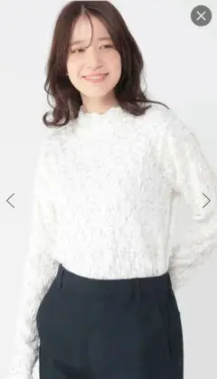 シャーリングシアーハイネックプルオーバー